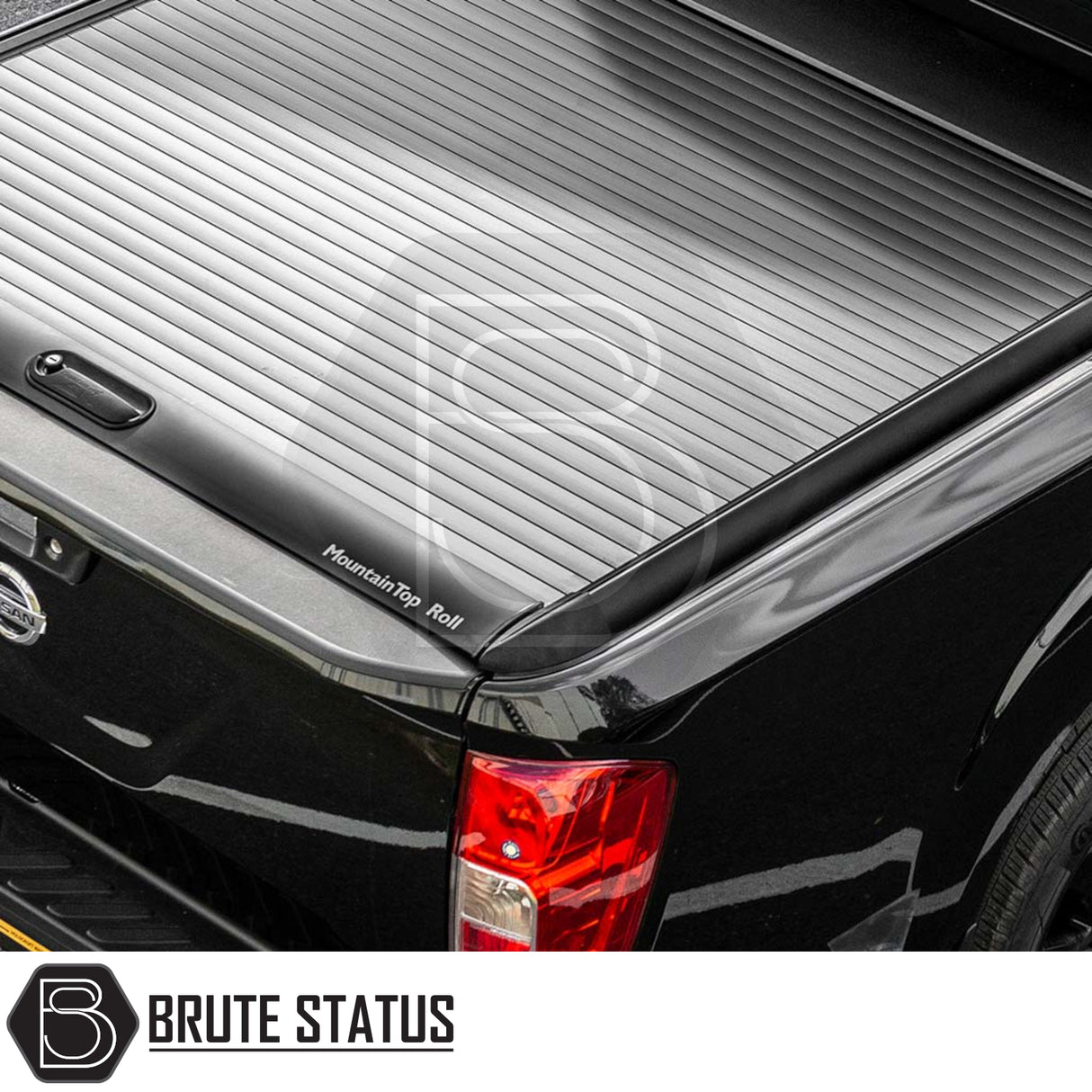 Nissan Navara 2015-2023 NP300 Mountain Top Tonneau Cover Roller Shutter (Black)
