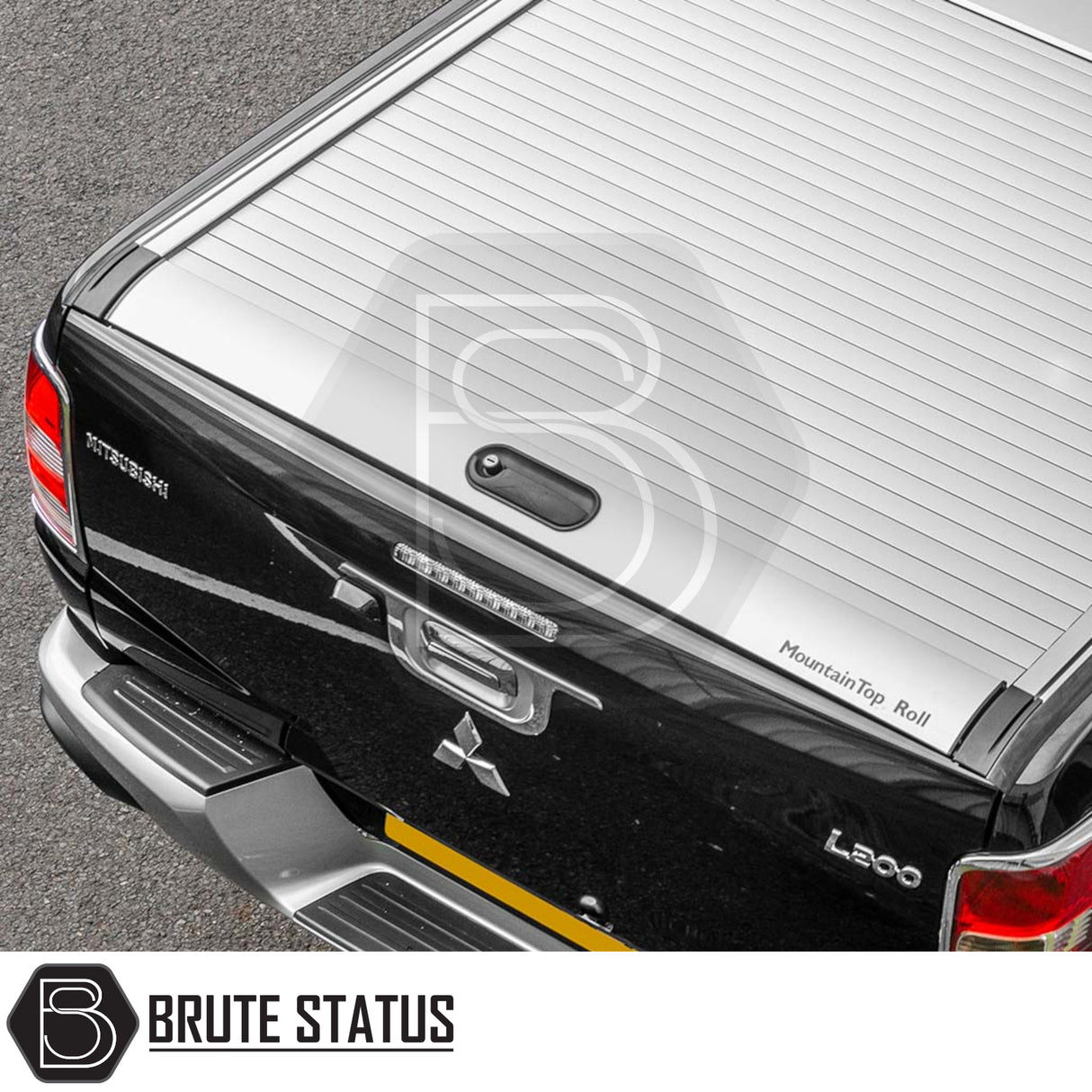 Fiat Fullback/ Mitsubishi L200 2015-2021 Series 5, Series 6 Mountain Top Tonneau Cover Roller Shutter (Silver)