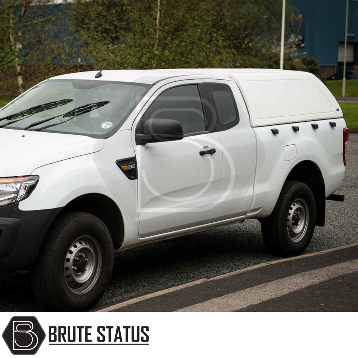 Ford Ranger 2012-2022 T6, T7, T8 Truckman RS Hardtop Canopy - Solid Rear Window & Remote Locking