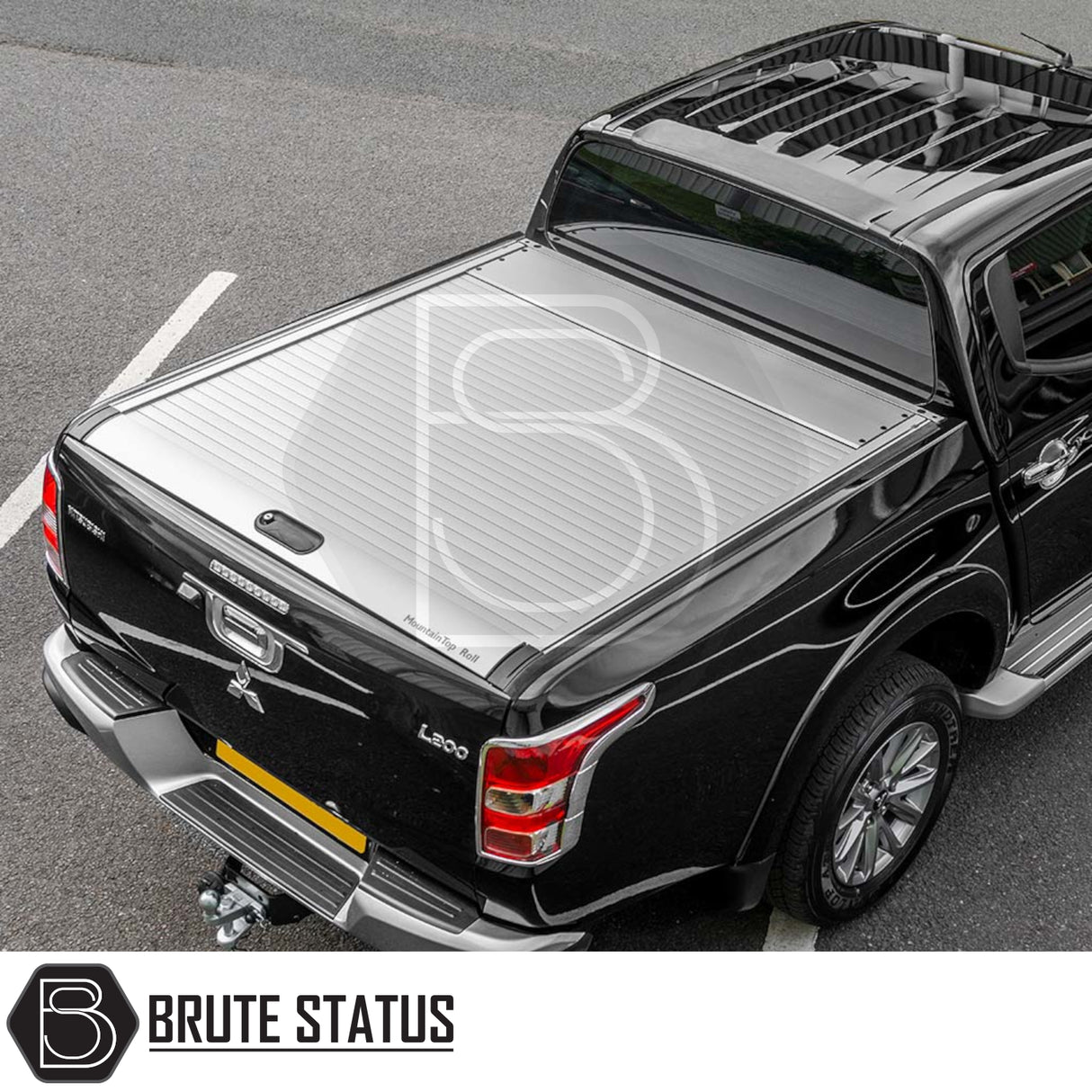 Fiat Fullback/ Mitsubishi L200 2015-2021 Series 5, Series 6 Mountain Top Tonneau Cover Roller Shutter (Silver)
