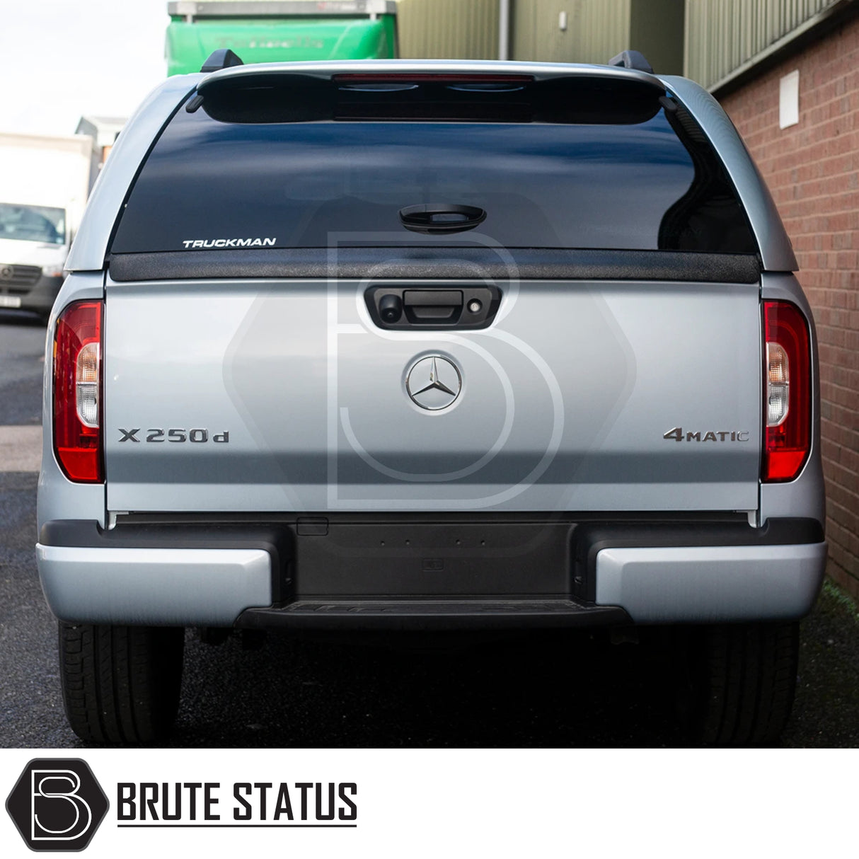 Mercedes X-Class 2017-2020 Truckman Grand Hardtop Canopy - Remote Locking & Roof Bars