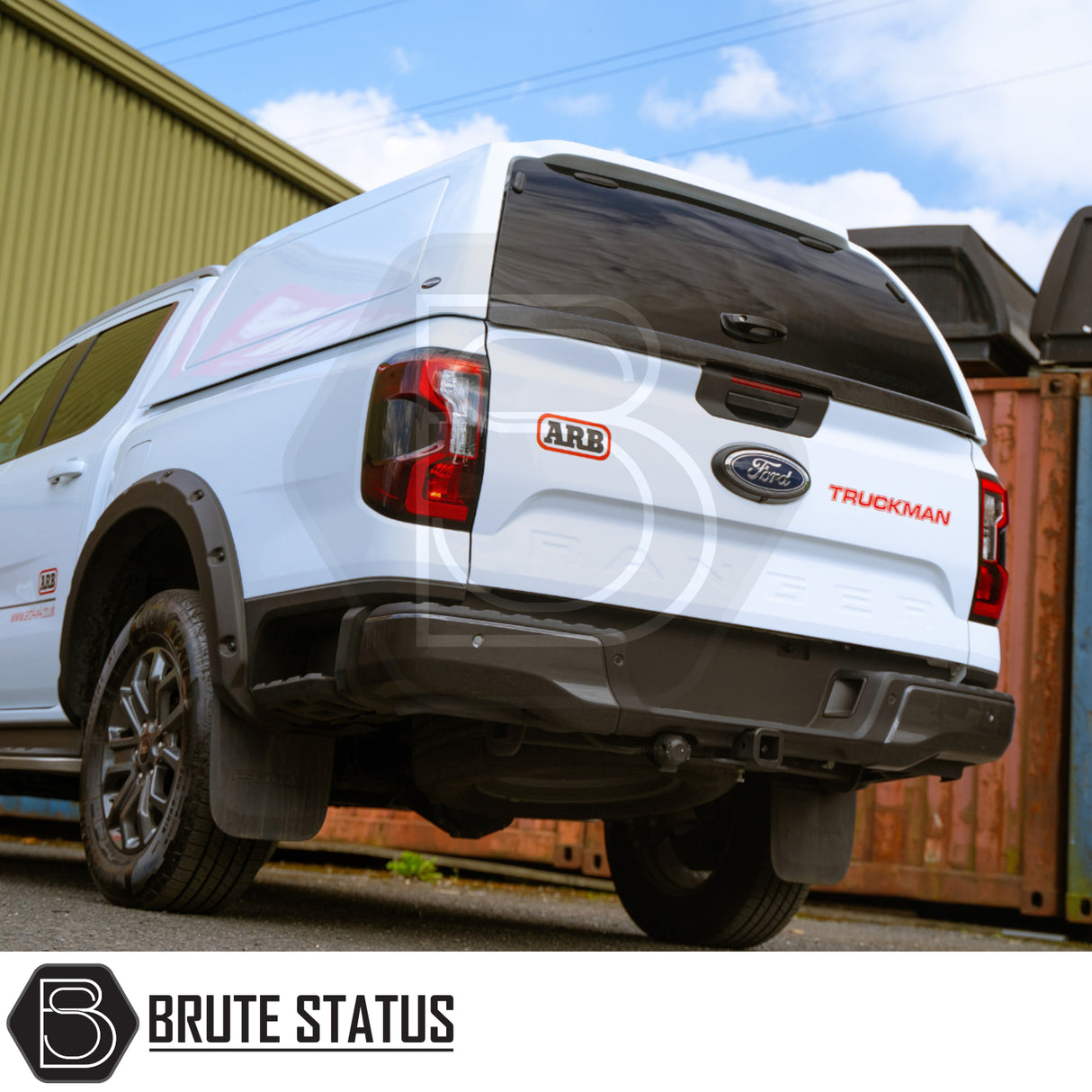 Ford Ranger 2023+ T9 Truckman RS Hardtop Canopy - Glazed Rear Window & Remote Locking