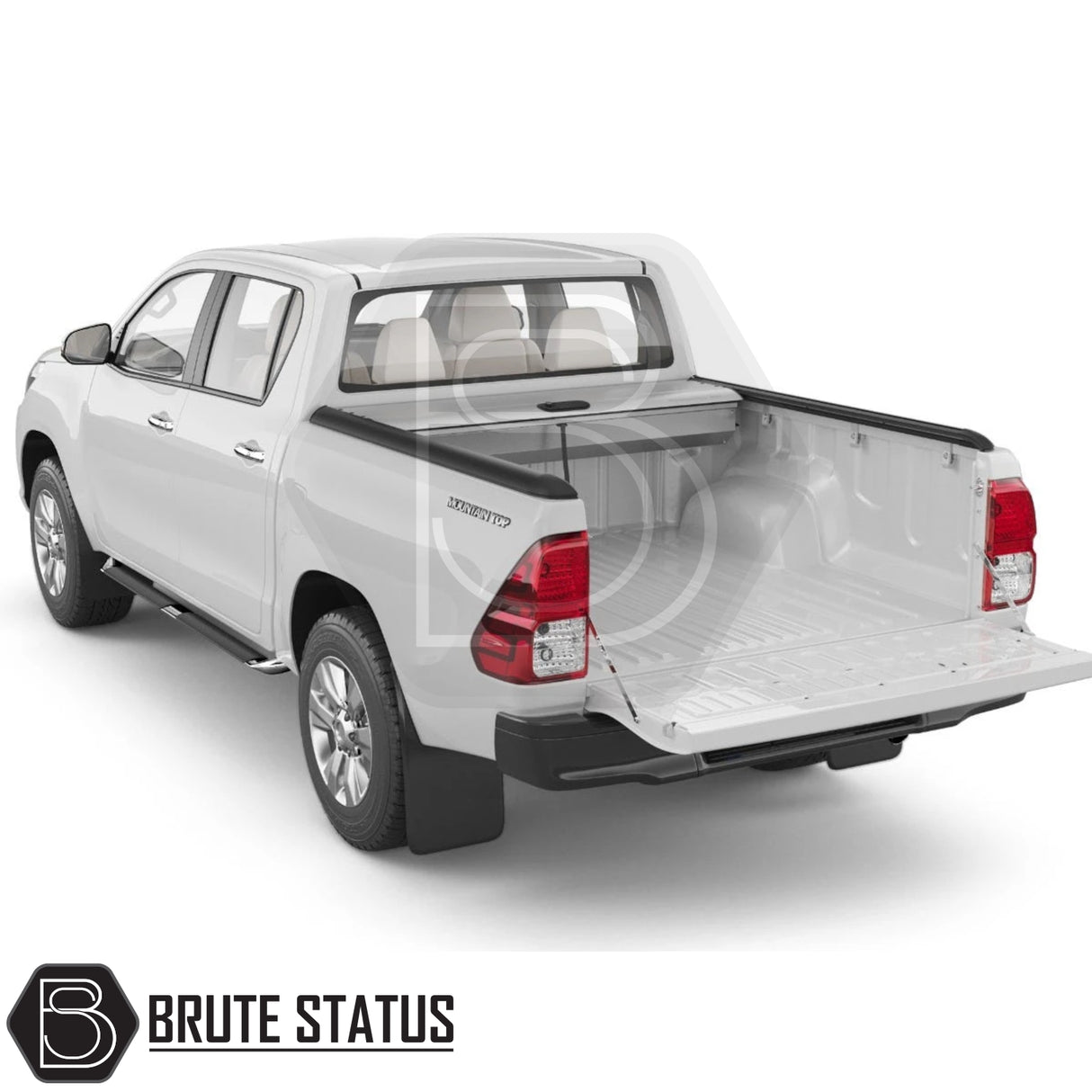 Volkswagen Amarok 2017-2022 Canyon Mountain Top Tonneau Cover Roller Shutter (Silver)