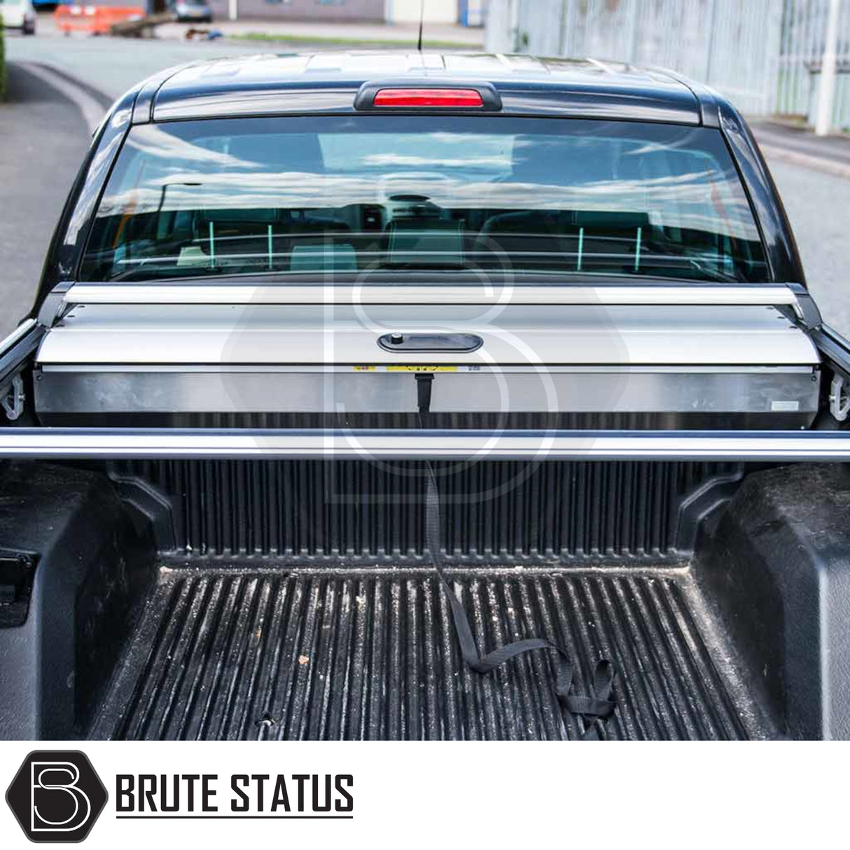 Ford Ranger 2012-2022 T6, T7, T8 Mountain Top Tonneau Cover Roller Shutter Cargo Carrier Cross Bars (Silver)