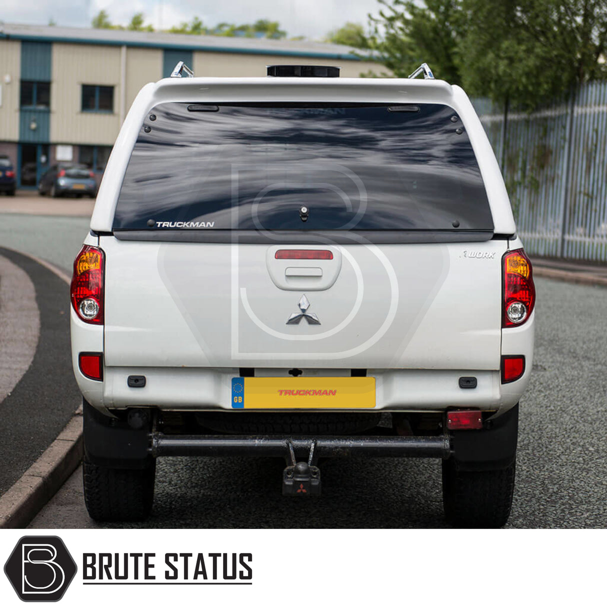 Mitsubishi L200 2010-2015 Series 4 Long Bed Truckman RS Hardtop Canopy - Glazed Rear Window