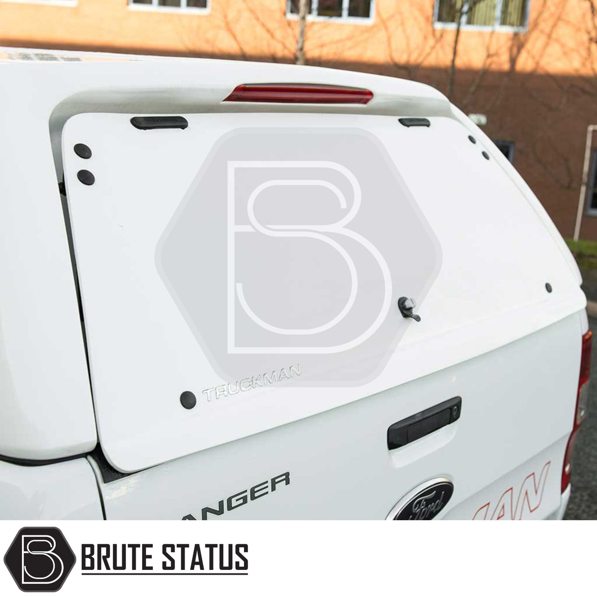 Ford Ranger 2012-2022 T6, T7, T8 Truckman RS Hardtop Canopy - Solid Rear Window & Remote Locking