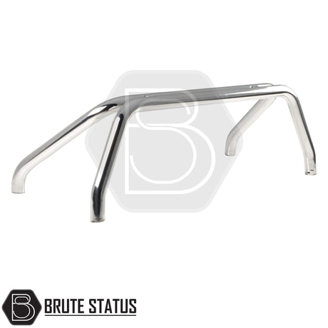 brute status rollbar in chrome for nissan navara np300 2015-2022 pickup truck