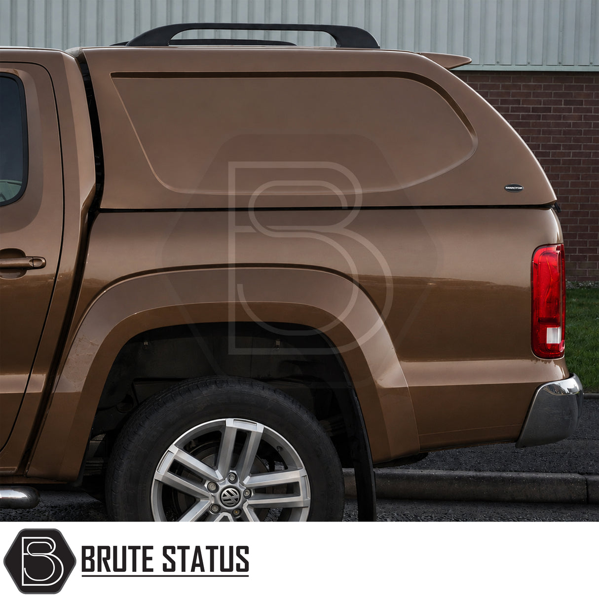 Volkswagen Amarok 2010-2022 canopy with heated rear screen and enclosed solid-side styling