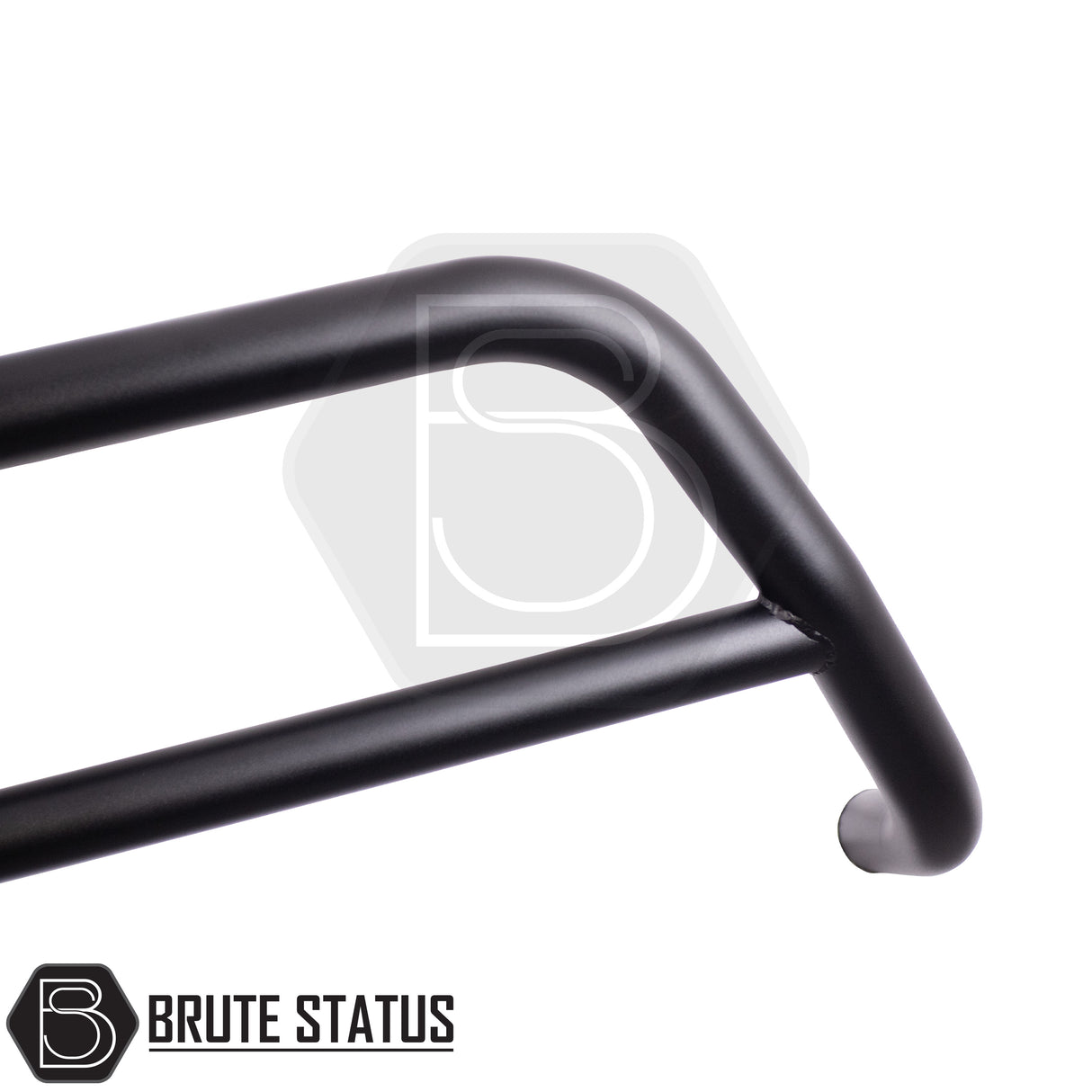 Black matte bull bar for Isuzu D-Max pickup truck years 2012-2021