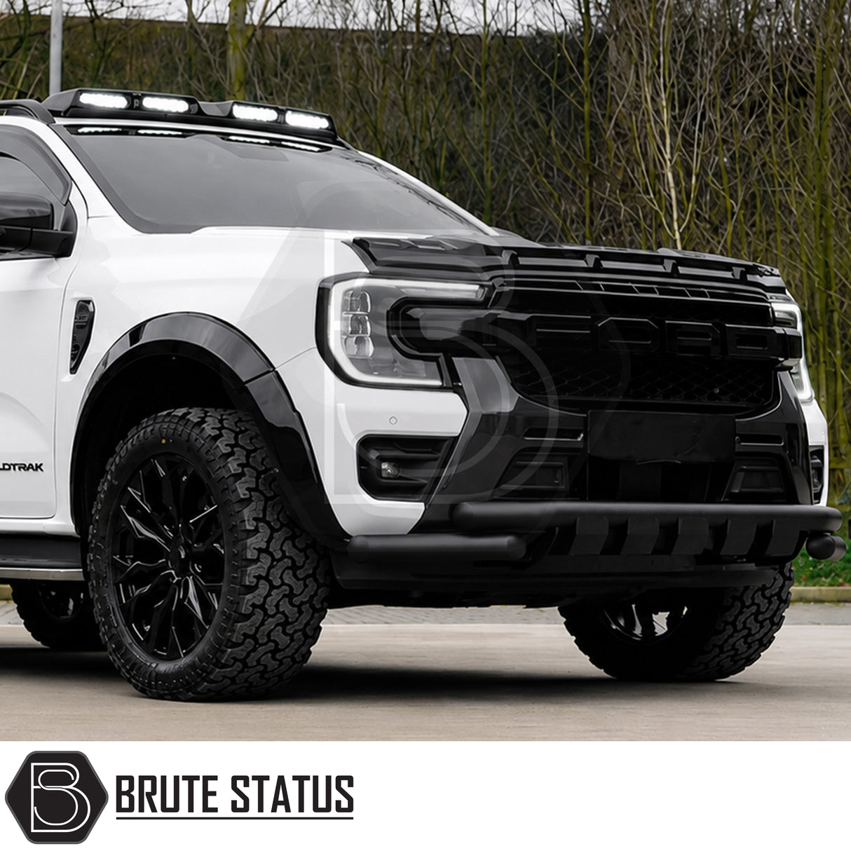 Ford Ranger T9 bonnet protector designed to protect against bugs, stone chips and road debris