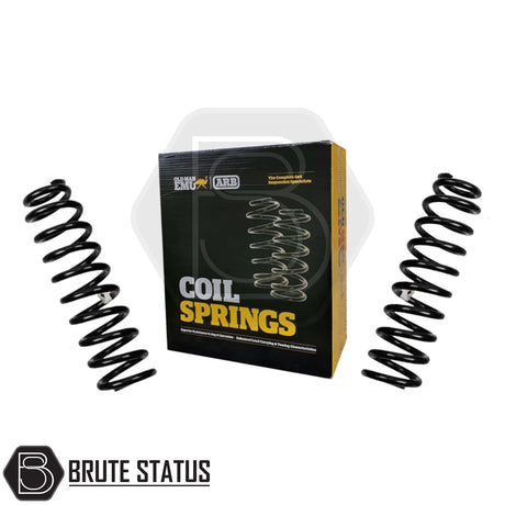 Isuzu D-Max 2012-2021 Old Man Emu Nitrocharger 30mm Suspension Lift Kit, featuring two heavy-duty coil springs and branded packaging, ideal for 4×4 vehicle upgrades.