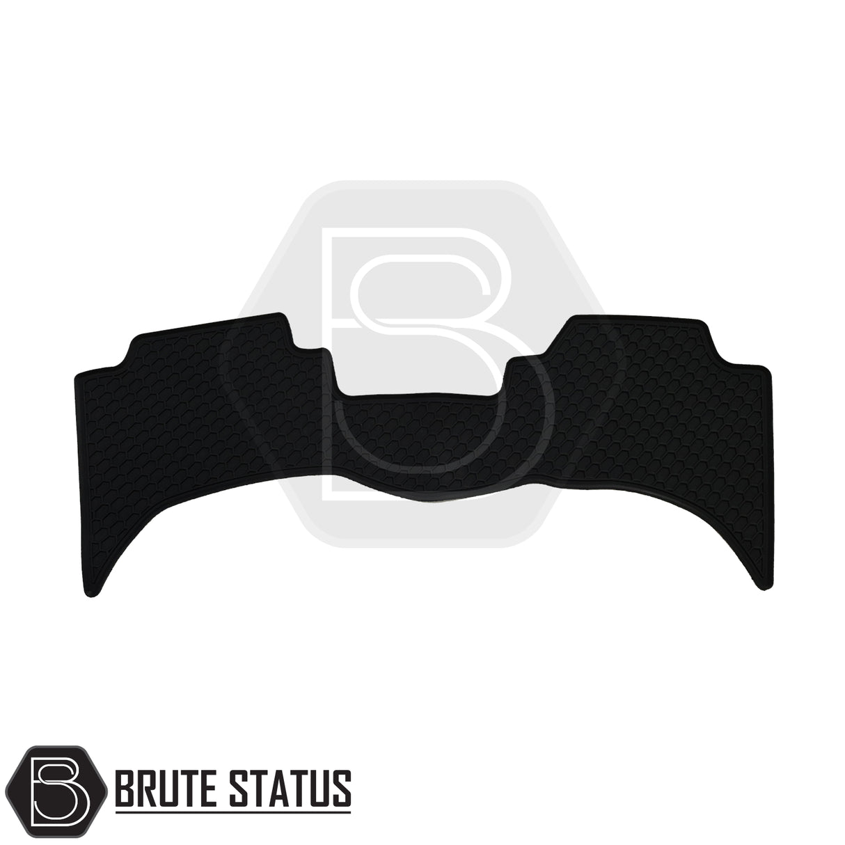 Isuzu D-Max 2012-2020 Double Cab Rubber Floor Mats with custom fit, heavy-duty design, lipped edging, and non-slip backing for right-hand drive vehicles.