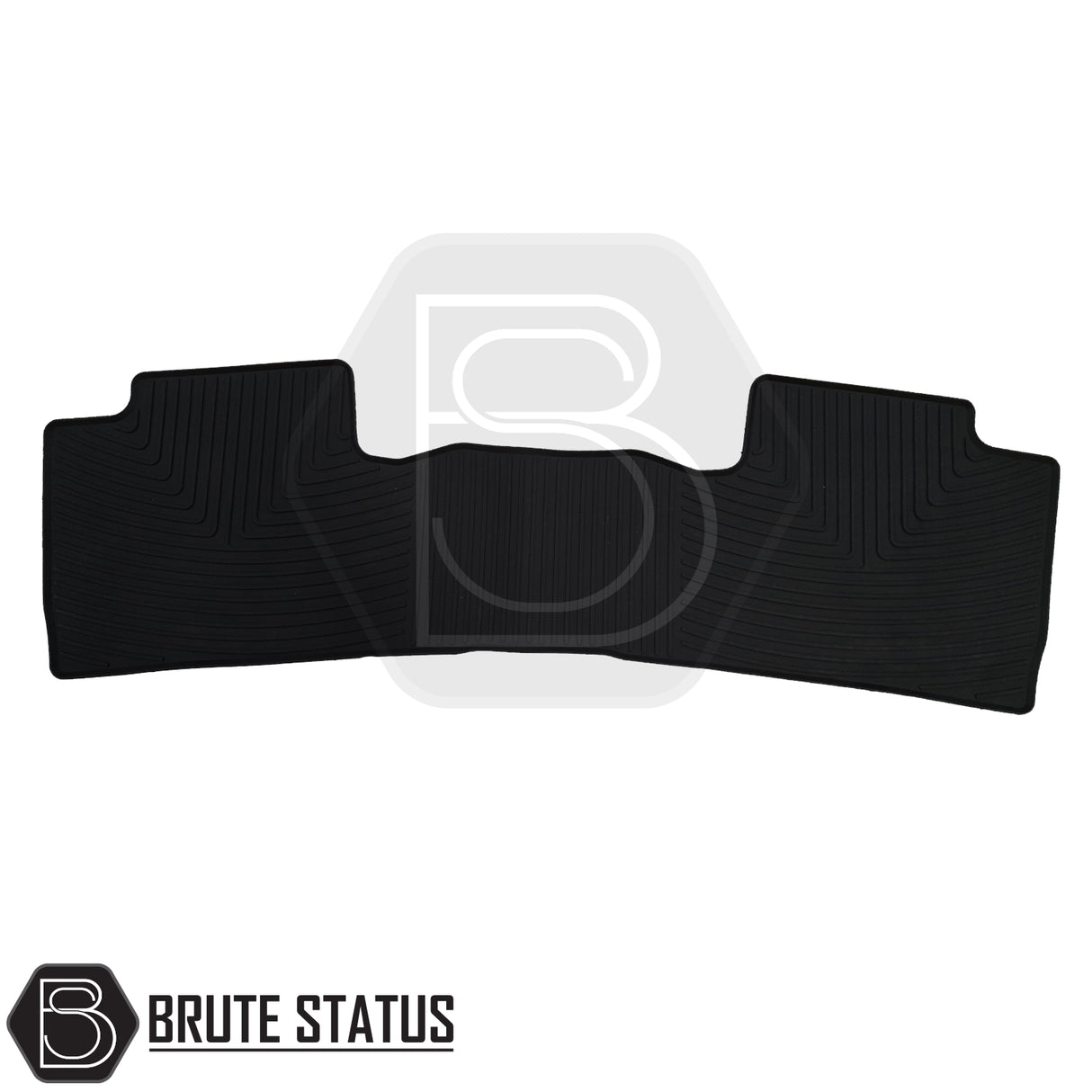 Toyota Hilux 2016+ MK8 & MK9 Double Cab Rubber Floor Mats, heavy-duty, custom-fit for right-hand drive, with 6mm thickness and 10mm lipped edging.