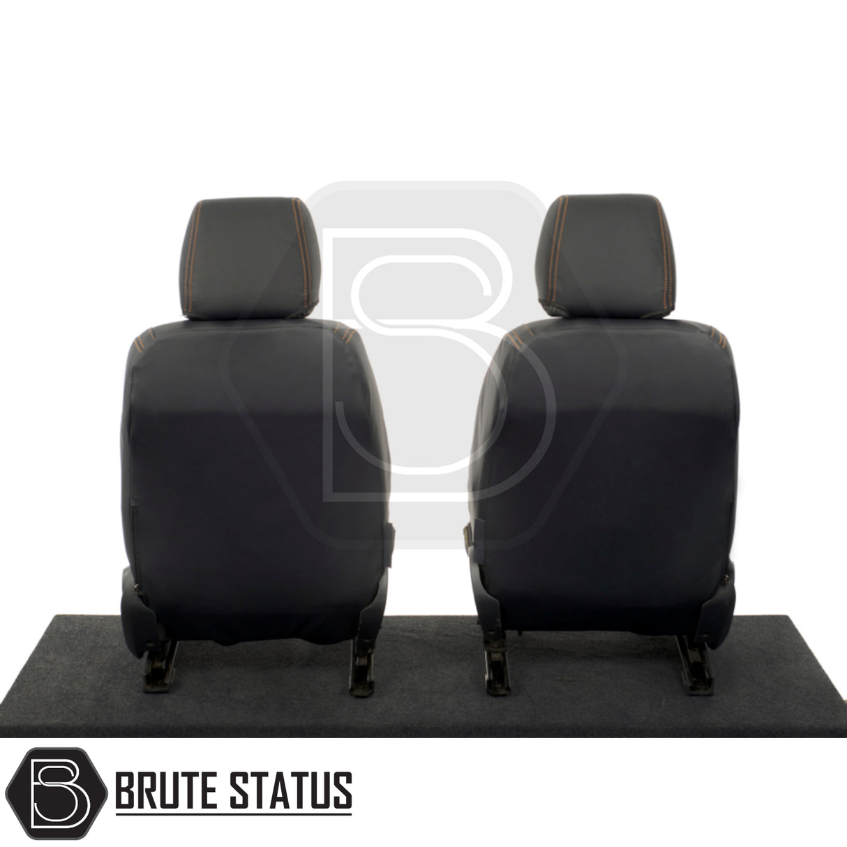 Ford Ranger 2016-2022 T7 & T8 Wildtrak tailored leatherette seat covers featuring precise fit, premium material, and durable design for enhanced vehicle interior protection.