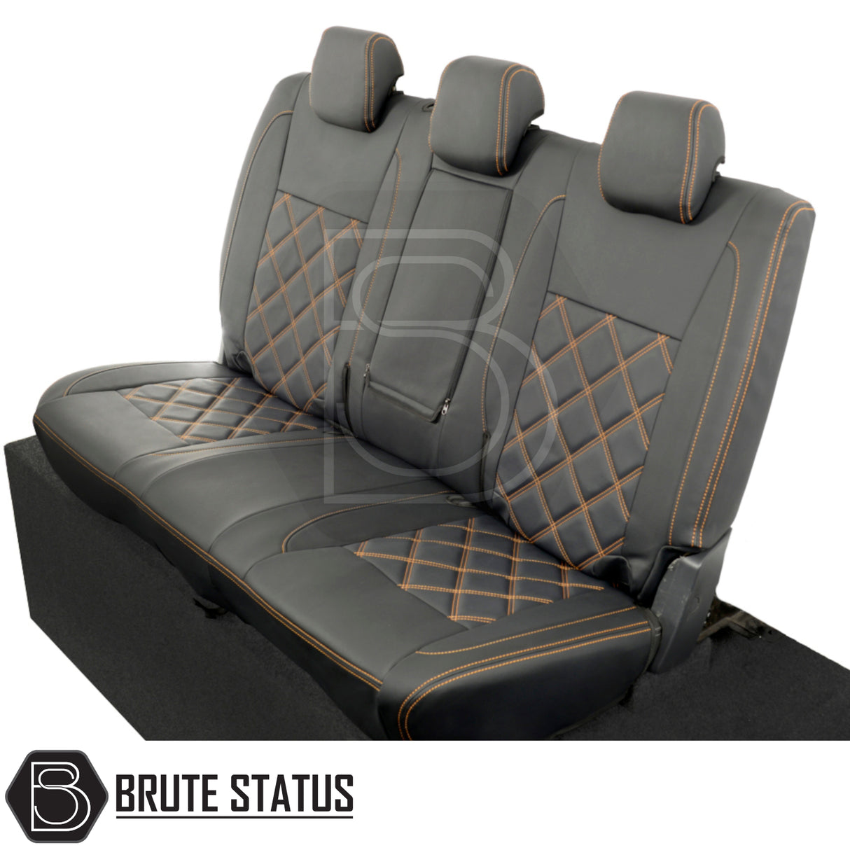 Ford Ranger 2016-2022 T7 & T8 Wildtrak Double Cab Tailored Leatherette Seat Covers with premium foam-backed material and precise fit, enhancing vehicle interior style.