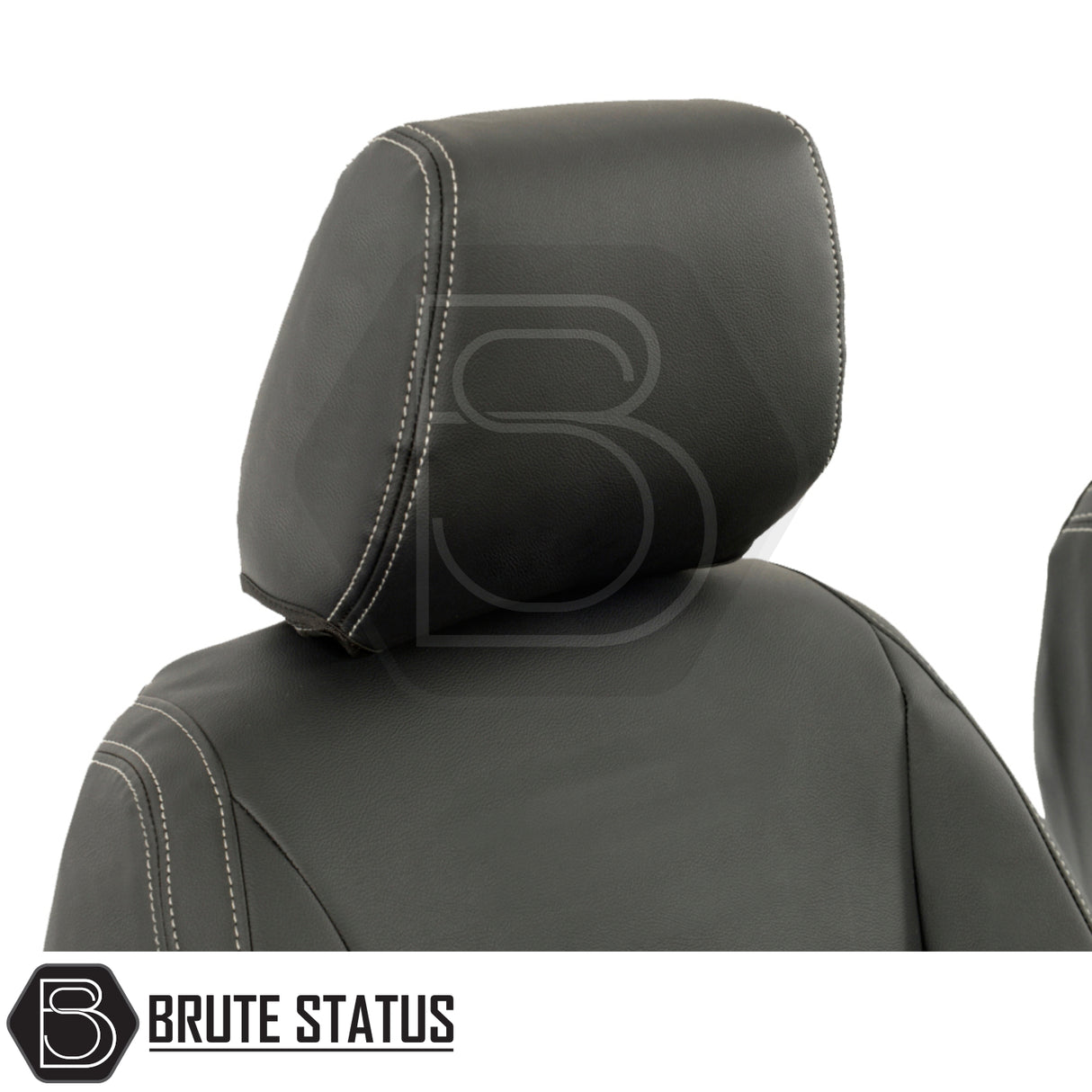 Ford Ranger 2016-2022 T7 & T8 Wildtrak Double Cab Tailored Leatherette Seat Covers, featuring premium foam-backed leatherette and precise fit for enhanced interior protection and style.