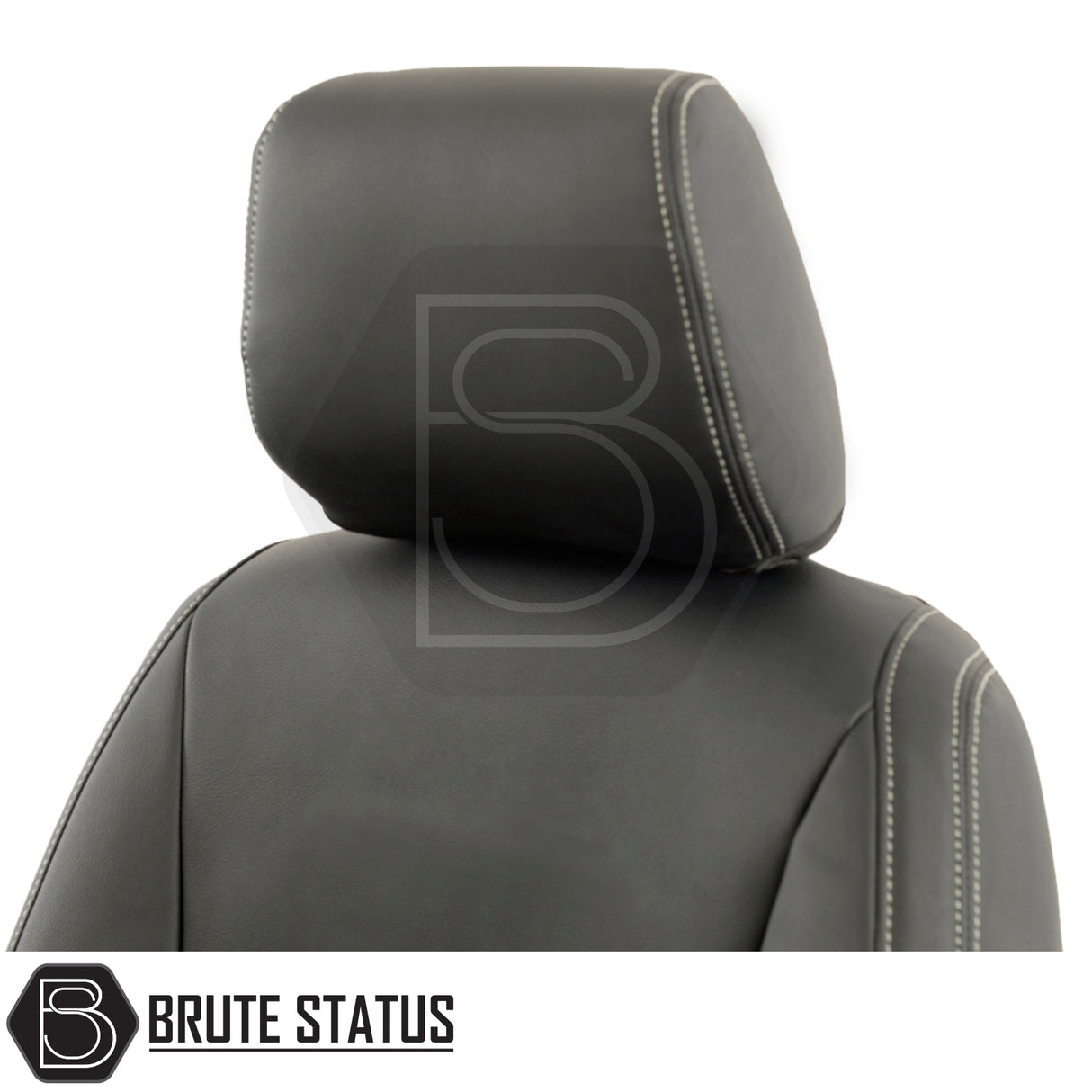 Ford Ranger 2016-2022 T7 & T8 Wildtrak tailored leatherette seat covers, featuring a snug fit and premium leatherette for enhanced protection and style.