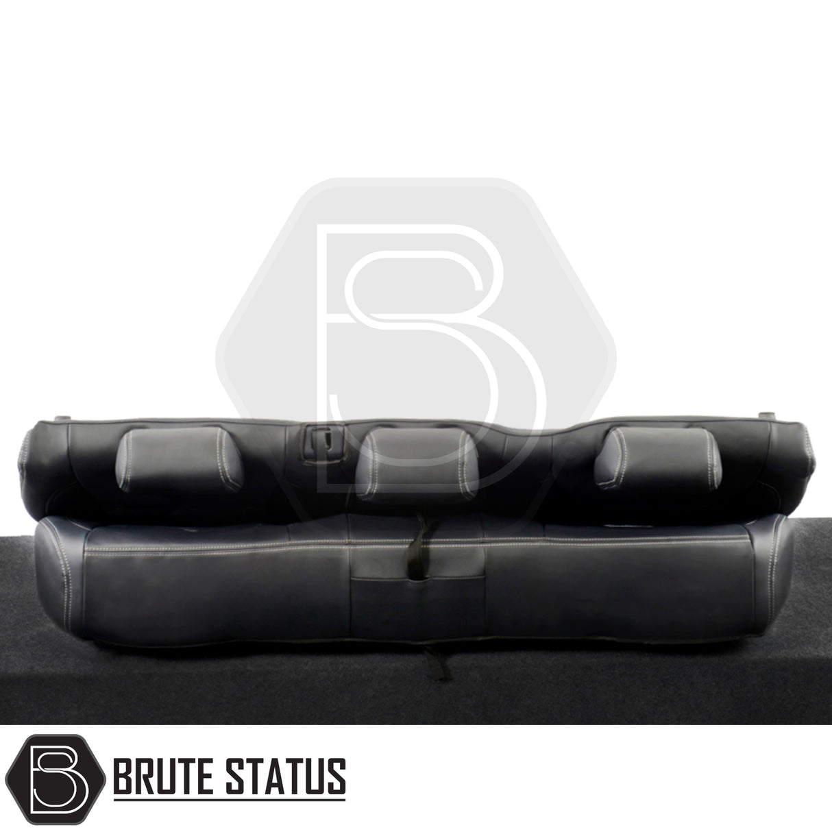 Ford Ranger 2016-2022 Wildtrak Double Cab Leatherette Seat Covers, tailored fit, high-quality foam-backed material, showcasing sleek design and protective features.