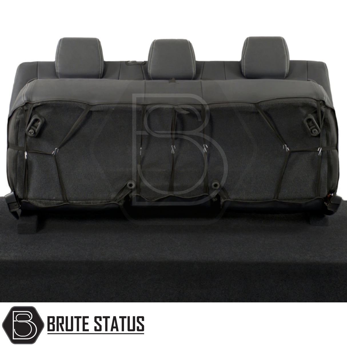 Ford Ranger 2016-2022 T7 & T8 Wildtrak Double Cab Tailored Leatherette Seat Covers, precision-fitted for durability, enhancing vehicle interior with premium leatherette protection.