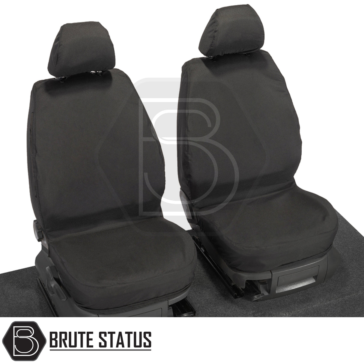 Volkswagen Amarok 2010-2022 Double Cab Cotton-Backed PU Seat Covers, custom tailored, waterproof, and designed for durability and precise fit.