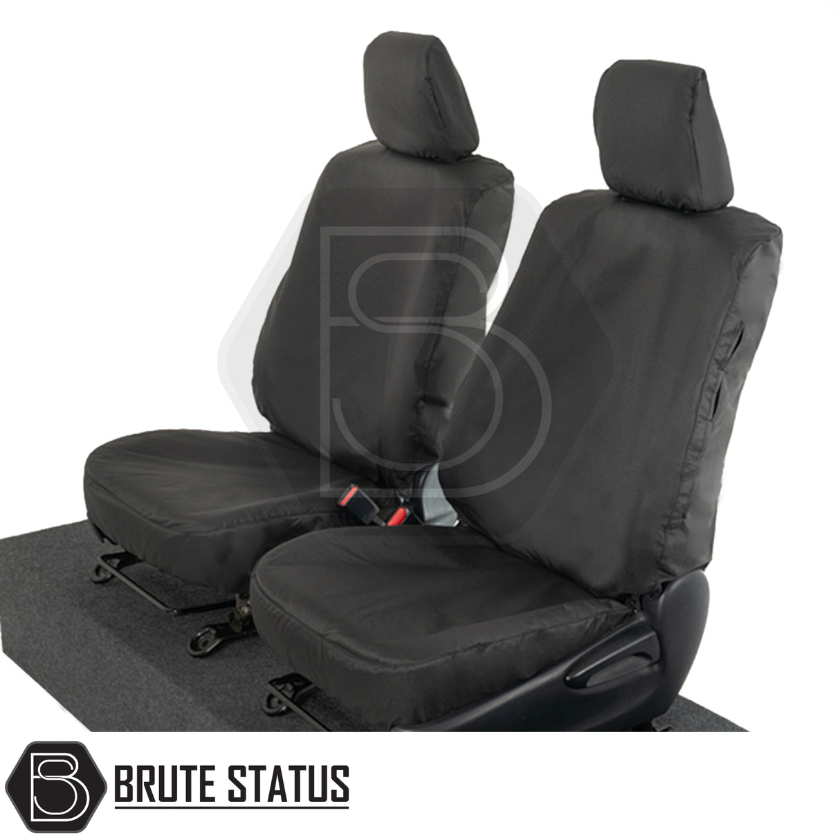 Toyota Hilux 2016+ MK8 & MK9 Icon & Invincible Double Cab Cotton-Backed PU Seat Covers: custom-fit, durable, waterproof seat covers enhancing vehicle interior protection and aesthetics.