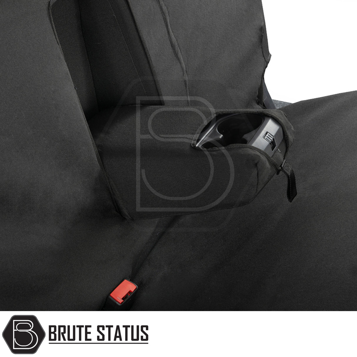 Ford Ranger 2016-2022 Wildtrak Double Cab seat covers displayed in their tailored fit, showcasing premium cotton-backed PU material for durability and protection.