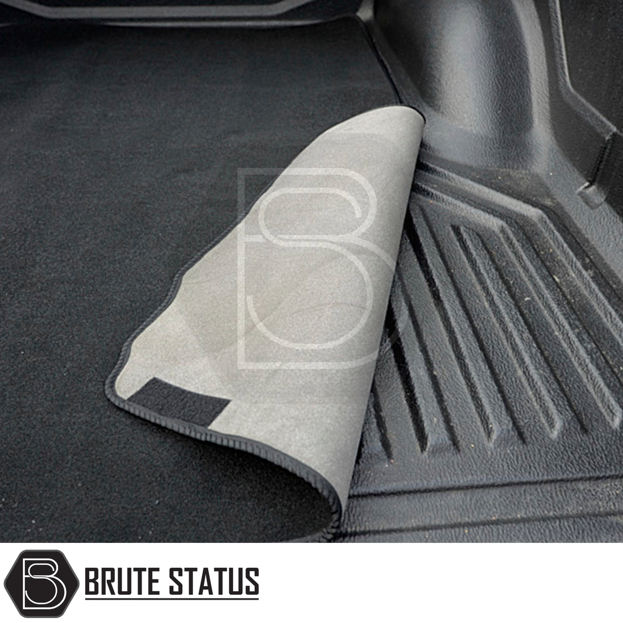 Nissan Navara 2015-2023 NP300 Carpet Load Bed Liner, custom-fit, durable, non-slip, enhances truck bed protection and functionality.