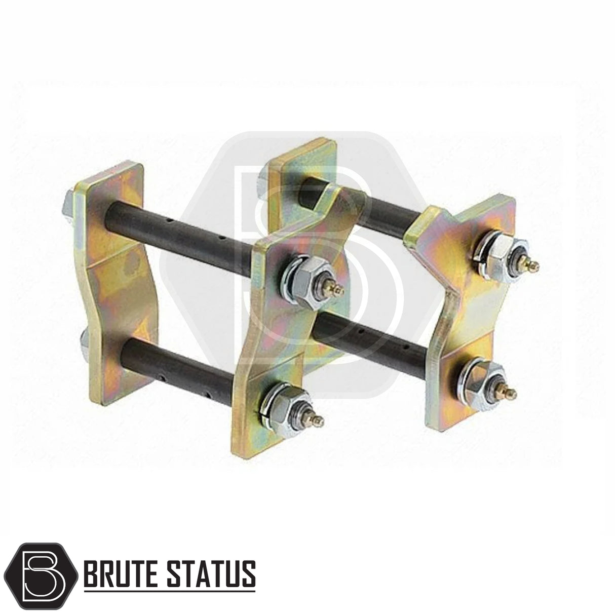 Ford Ranger 2023+ T9 Old Man Emu Nitrocharger 40mm Suspension Lift Kit includes zinc-plated steel shackle assemblies for enhanced off-road performance and handling.