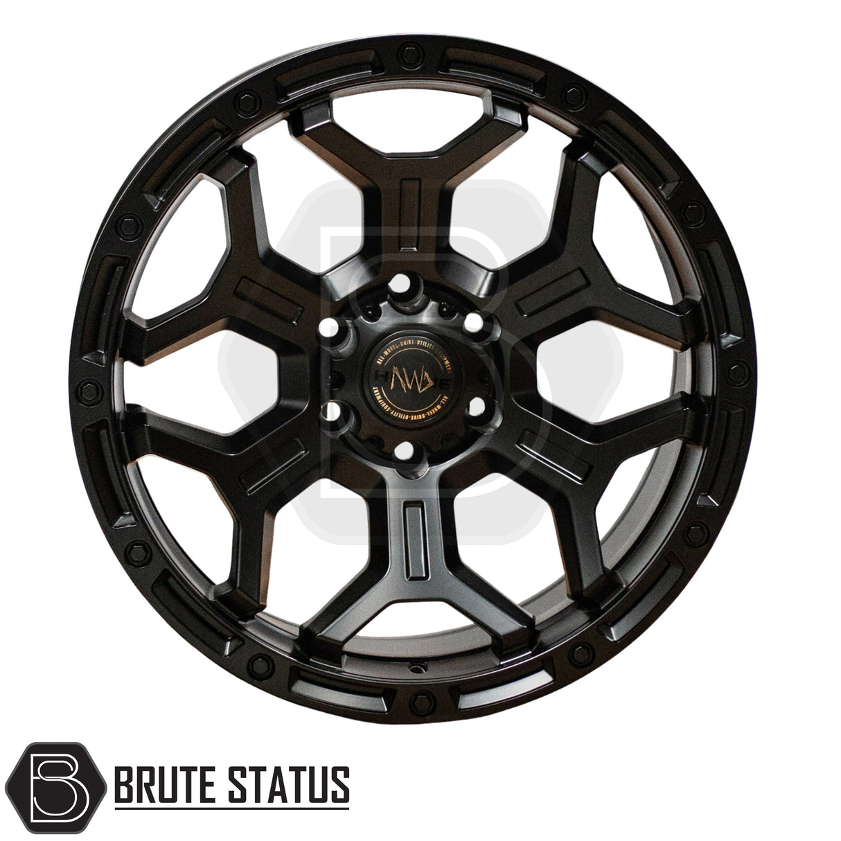 Premium Hawke AWD Diablo wheels in matte black featuring aggressive styling and ET0 offset for pickup trucks