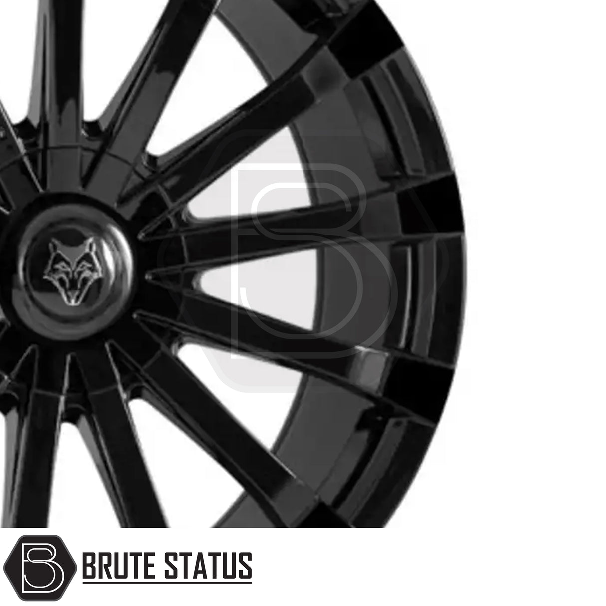 Gloss Black Wolfrace Eurosport Renaissance Alloy Wheels – Set of 4 – Durable 18- or 20-inch wheels with multiple PCD and centre bore options, ET20–ET45 offsets, 1250kg load rating, includes wheel nuts and spigot rings for secure fitment.
