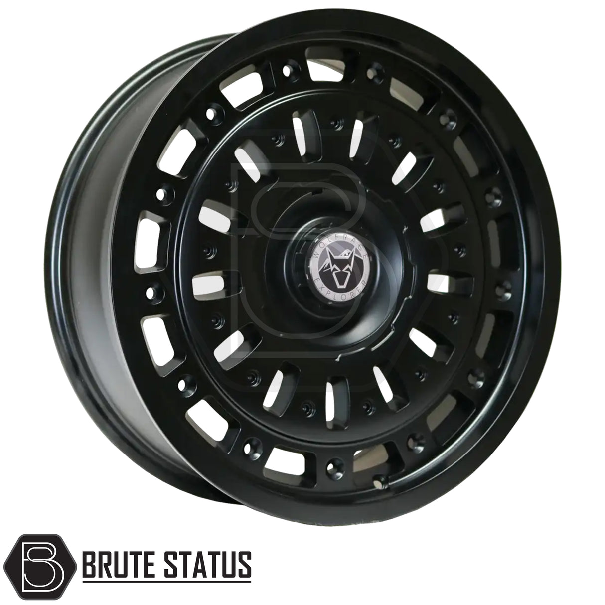 Wolfrace Explorer Overland Matte Black Polished 20" Alloy Wheels
