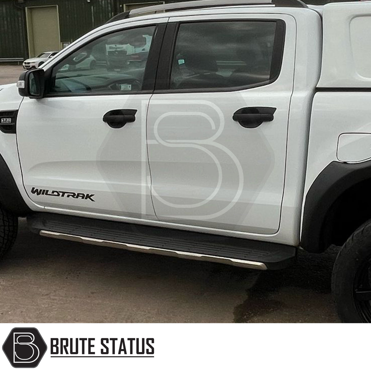 Ford Ranger 2012-2022 T6 T7 T8 Matte Black Door Handle Covers, shown in a group, featuring durable ABS plastic and easy installation with 3M adhesive.