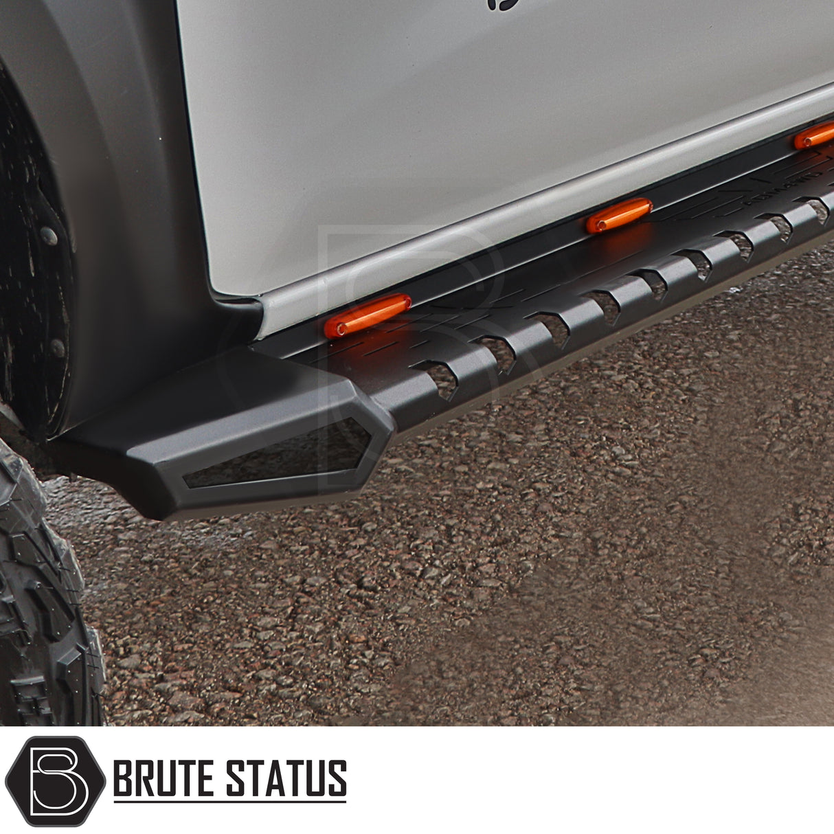 LED steel heavy duty side steps for ford ranger 2012-2022 pickup truck