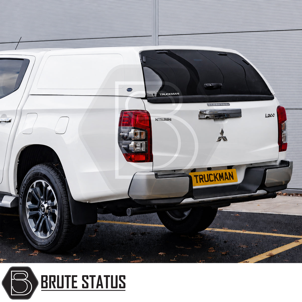 Fiat Fullback hardtop canopy with glazed rear window and wipe clean interior for commercial and trade use