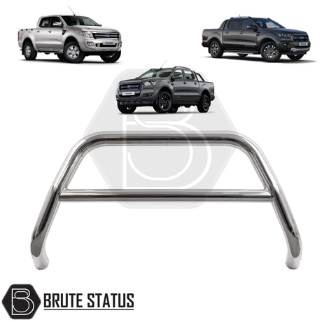 Ford Ranger 2012-2022 Bull Bar (Nudge Bar) Chrome