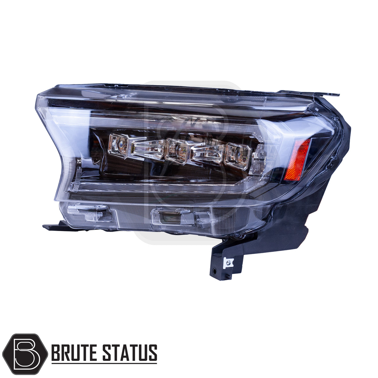 Ford Ranger LED Mustang style headlights with Bugatti-inspired DRL – 2015 to 2022 models