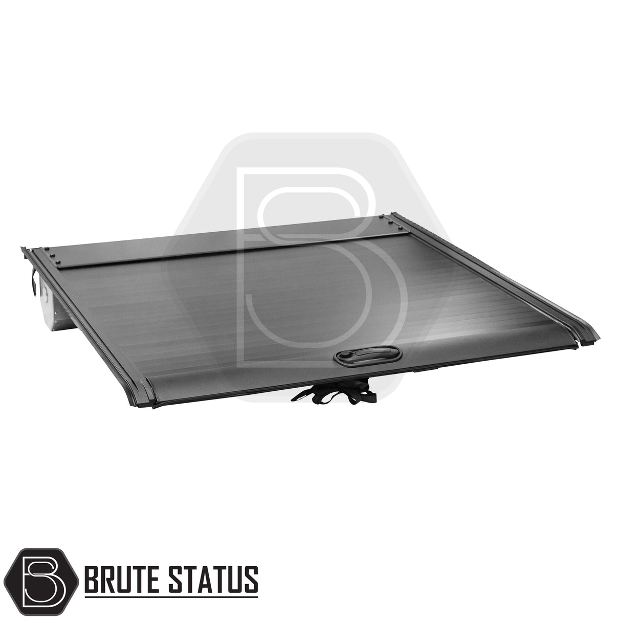 Black manual roller shutter for Ford Ranger Wildtrak 2015-2022 pickup truck. Durable, high-quality design for secure cargo protection and easy manual operation. Perfect fit for Wildtrak models