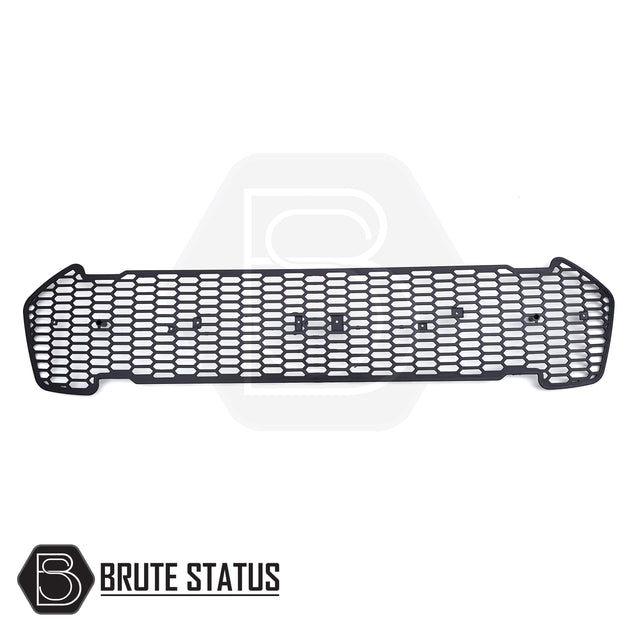 black plastic grille insert for the ford ranger 2019-2022 t8 models