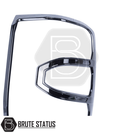 Tail light covers for ford ranger 2023 facelift model in gloss black