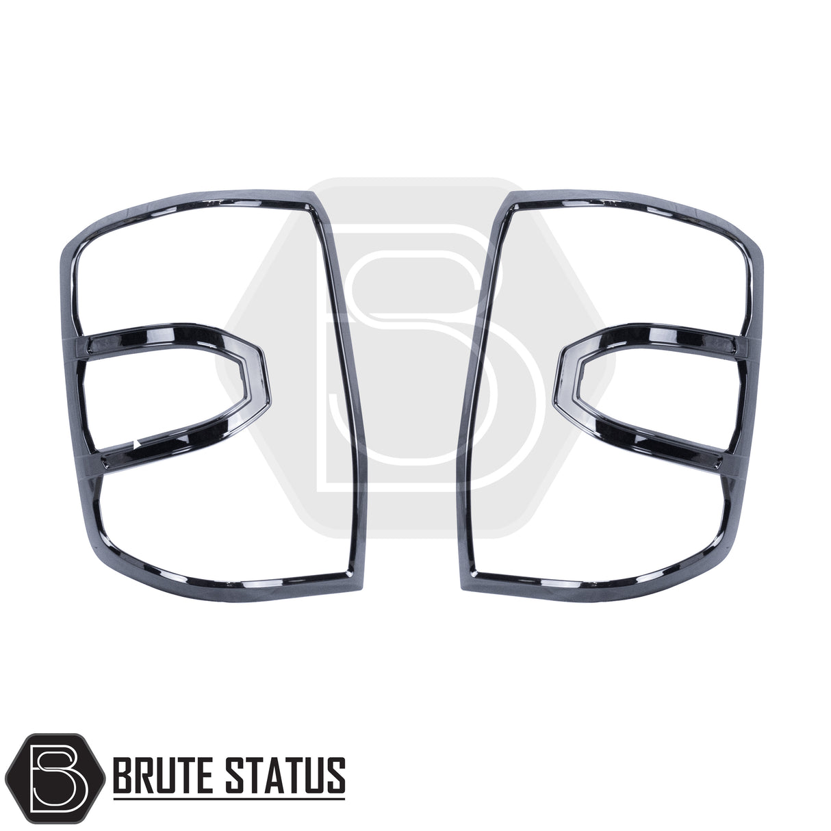 Tail light covers for ford ranger 2023 facelift model in gloss black