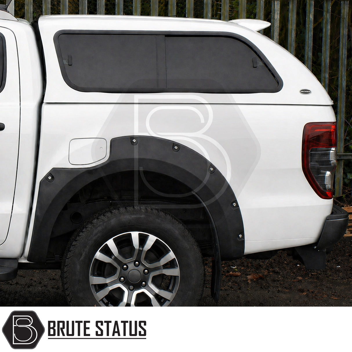 Truckman GLS hardtop Ford Ranger canopy with LED light heated rear window and tinted glass