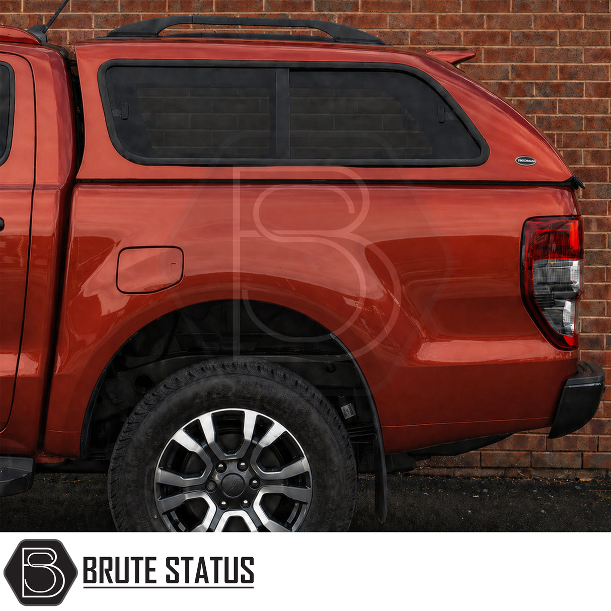 Ford Ranger GLS canopy 2012-2022 sliding windows ventilation roof bars ideal for pets and cargo