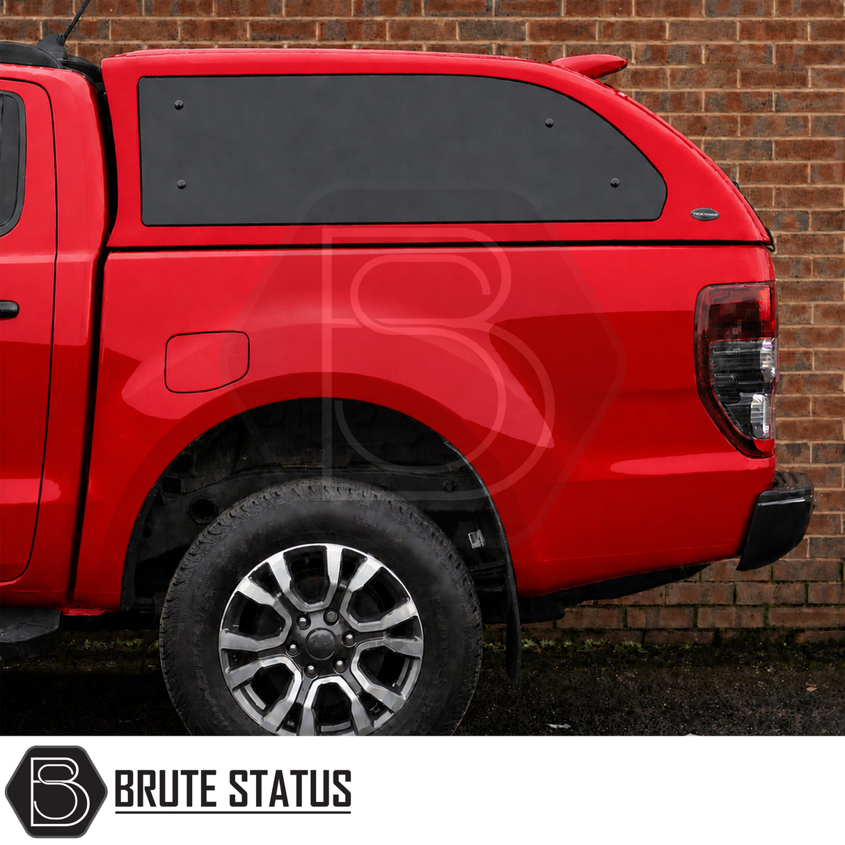 Ford Ranger hardtop canopy 2012-2022 secure truck bed cover with remote locking and tinted windows