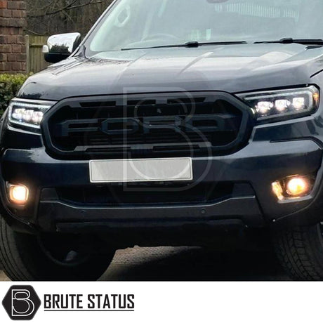 Ford Ranger LED Mustang style headlights with Bugatti-inspired DRL – 2015 to 2022 models