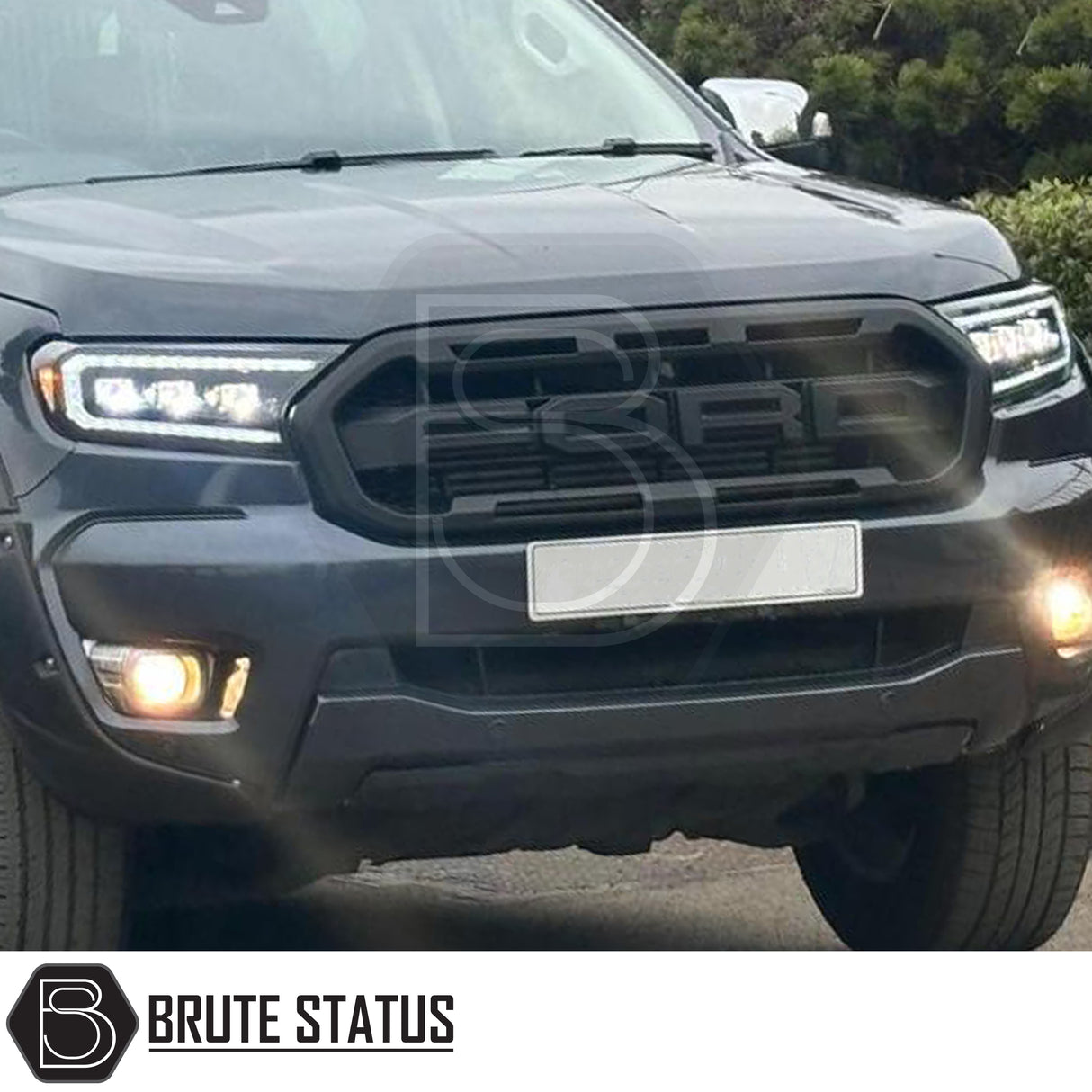 Ford Ranger LED Mustang style headlights with Bugatti-inspired DRL – 2015 to 2022 models