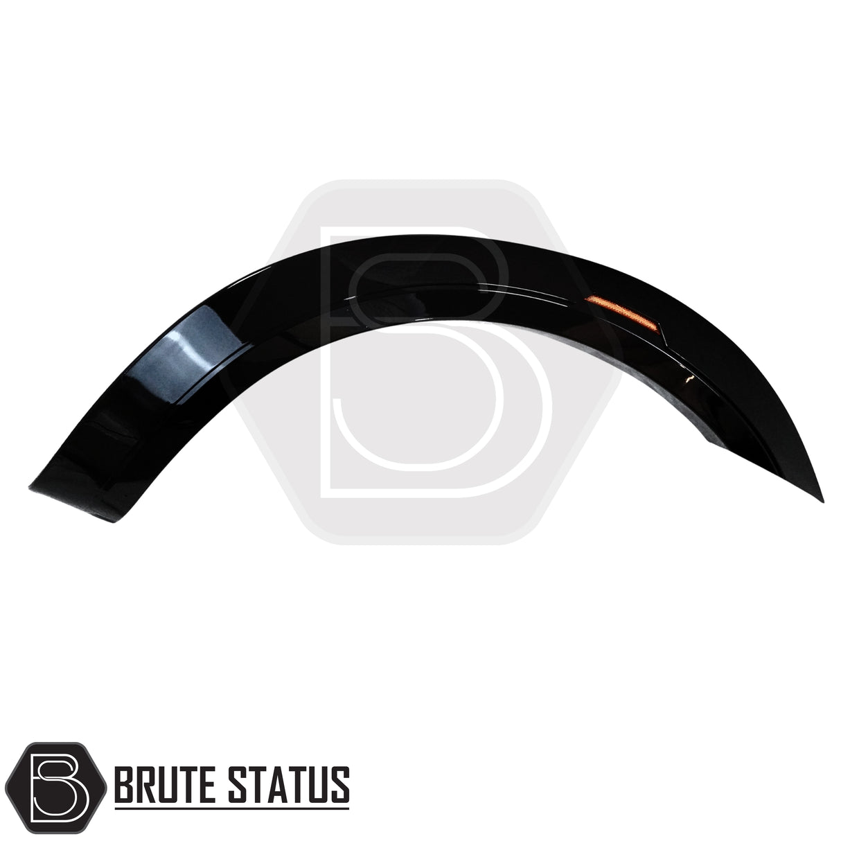 Ford Ranger 2015-2022 gloss black fender flare kit with factory look design and no-drill installation