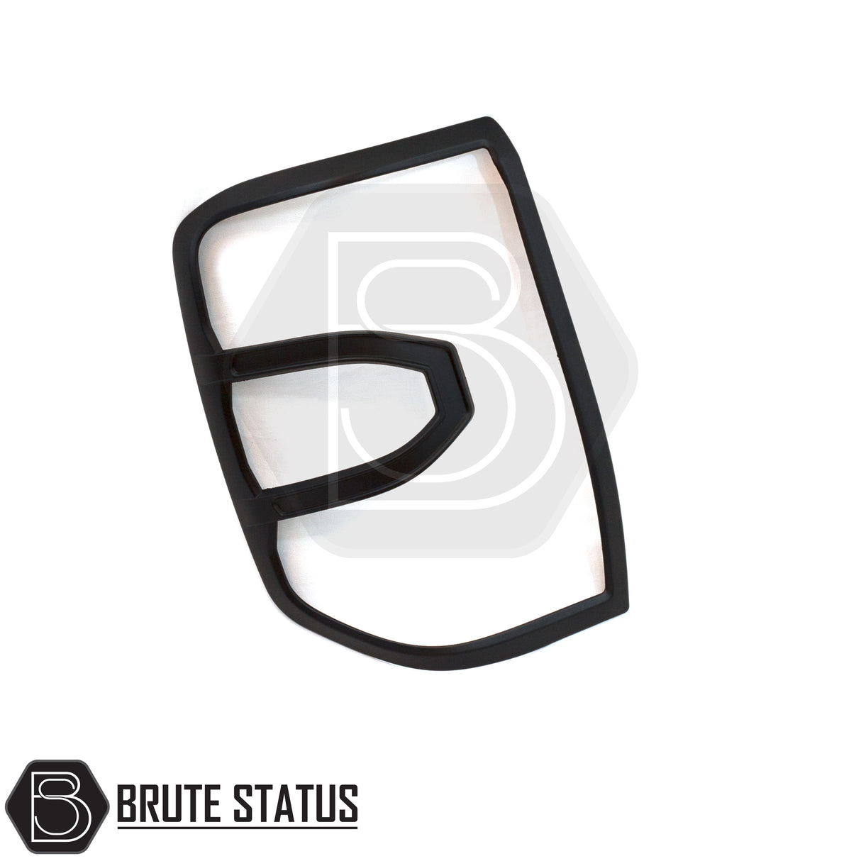 Brute Status matte black headlight and taillight cover trims for a Ford Ranger 2023+ pickup truck