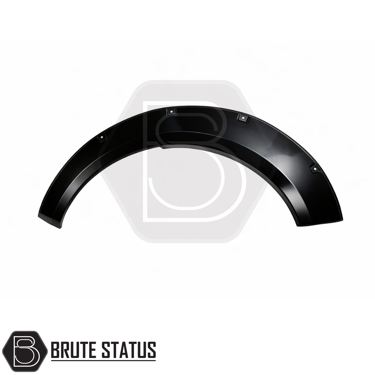 Riveted style gloss black wheel arch flares for Ford Ranger T9 2023 double cab no drilling required