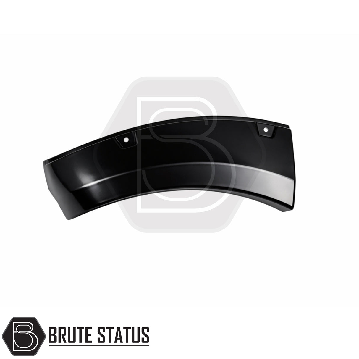 Ford Ranger 2023 facelift wide arch kit gloss black ABS fender flares with chrome rivet styling