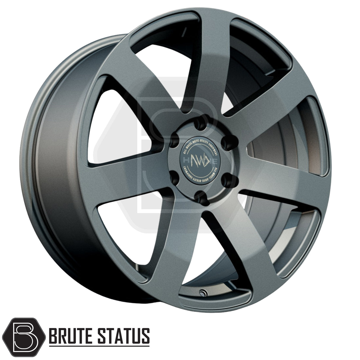 Hawke Summit alloy wheels in matte gunmetal 20x9 with 5x120 fitment, ET35 offset and 955kg load rating